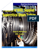 Features of Bhel Supplied Supercritical Steam Turbine