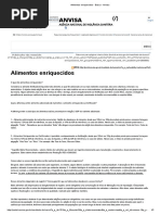 Alimentos Enriquecidos - Busca - Anvisa