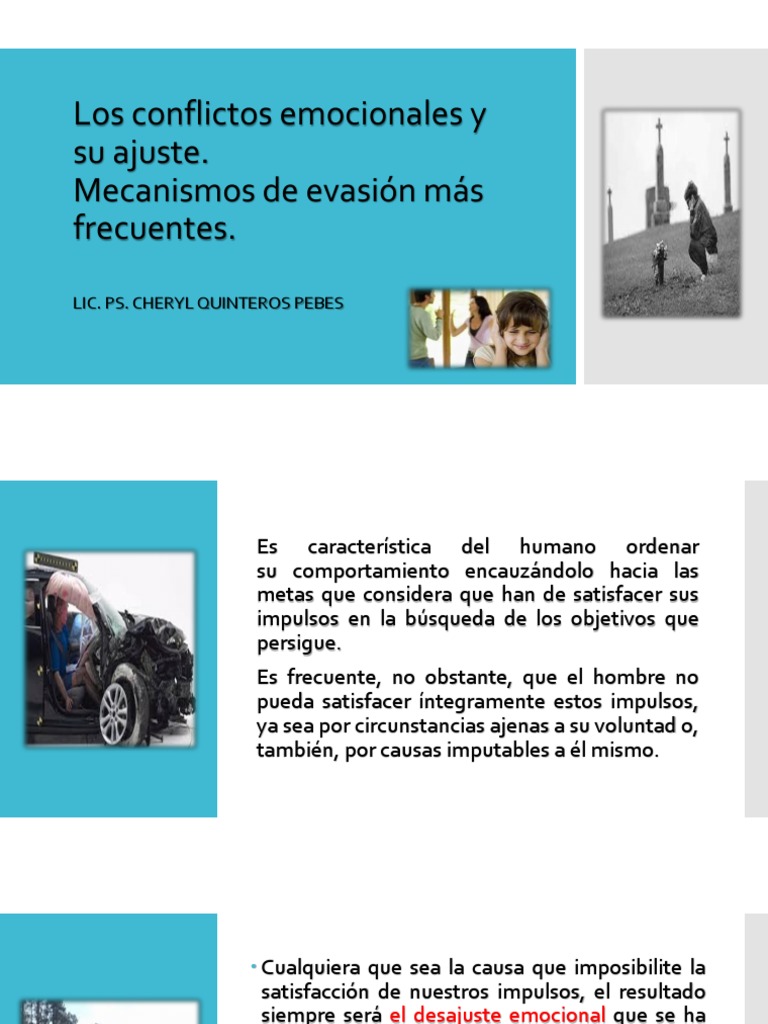 Profesor A 1 | PDF | Mecanismos de defensa | Las emociones
