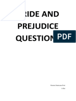 Pride and Prejudice Questions: Gemma Santacana Font 1r Bat