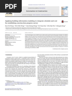 Applying Building Information Modeling To Integrate Schedule and Cost For Establishing Construction Progress Curves