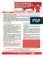 Le Tract Realise Par Le Syndicat Fo Des Hopitaux Universitaires de Strasbourg