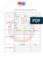 450 - Formulir Pendaftaran Anggota Pik-R Kec - Cipatat