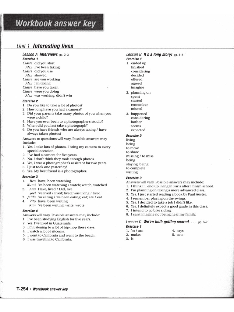313279643 99925809 Touchstone Level 4 Workbook Answer Key1 Pdf Pdf