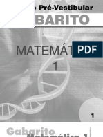 Matemática - Pré-Vestibular Dom Bosco - GAB-MAT1-SE1