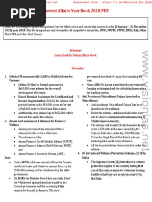 Current Affairs Year Book 2018 Pdf Visionias Net Pdf Government