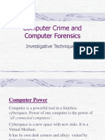 Computer Crime and Computer Forensics: Investigative Techniques
