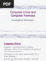 Computer Crime and Computer Forensics: Investigative Techniques