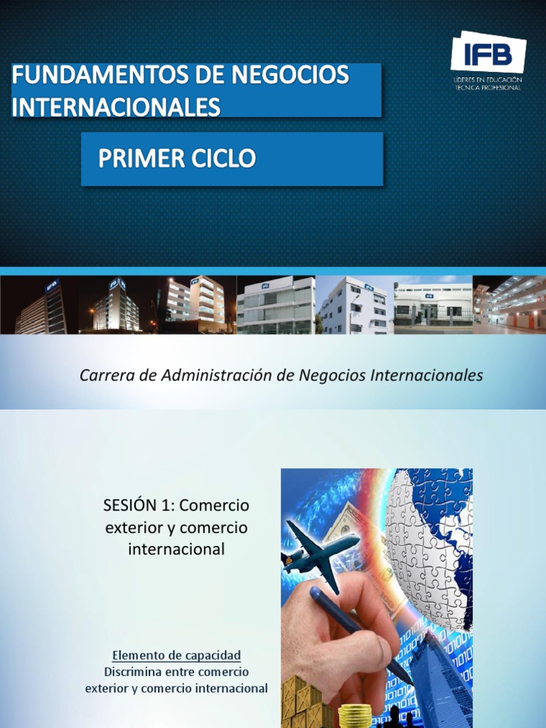 00 PPT Fundamentos de Negocios Internacionales | PDF | aduana | El ...