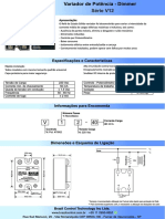 Potenciometro Com Dimmer