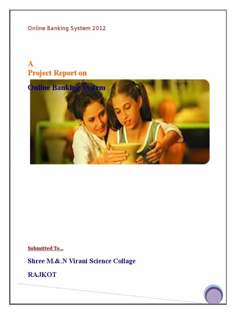Online Banking System Project Report 2012 | PDF