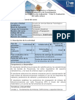 Guía de Actividades y Rúbrica de Evaluación - Fase 5 - Evaluación Del Radioenlace