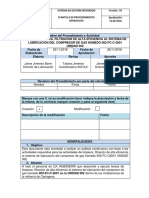 Procedimiento para Realizar Limpieza, Filtracion de Alta Eficiencia Al Compresor 002-FC-C-2601 PDF