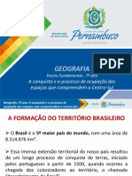 A Conquista e o Processo de Ocupação Dos Espaços Que Compreendem o Centro-Sul