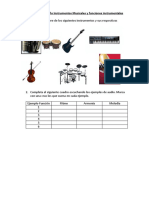 TP de Música 2do Año Instrumentos Musicales