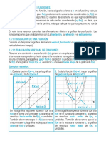 1.5 Transformación de Funciones.