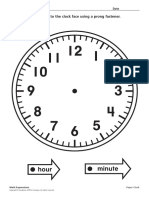 Clock - Telling The Time PDF