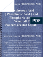 Phosphoric Acid Vs Phosphonic Acid