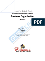 Business Organisation PDF