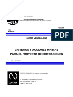 03.14 COVENIN 2002-1988 (Acciones Minimas) C-VI Cargas Accidentales, Reológicas, Térmicas y Extraordinarias.pdf