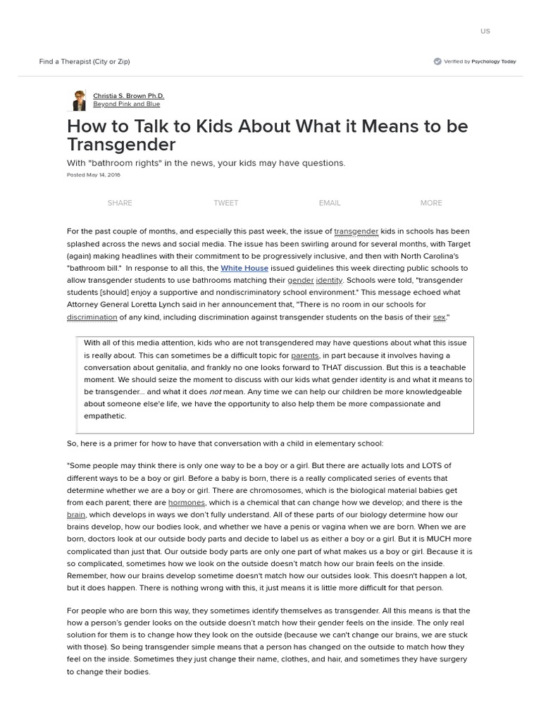 Transgender Worksheets Pdf – The Queer & Transgender Resilience ...