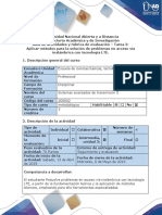 Guía de Actividades y Rúbrica de Evaluación - Tarea 3- Aplicar Métodos Para La Solución de Problemas en Acceso Vía Inalámbrica Con Tecnología LTE