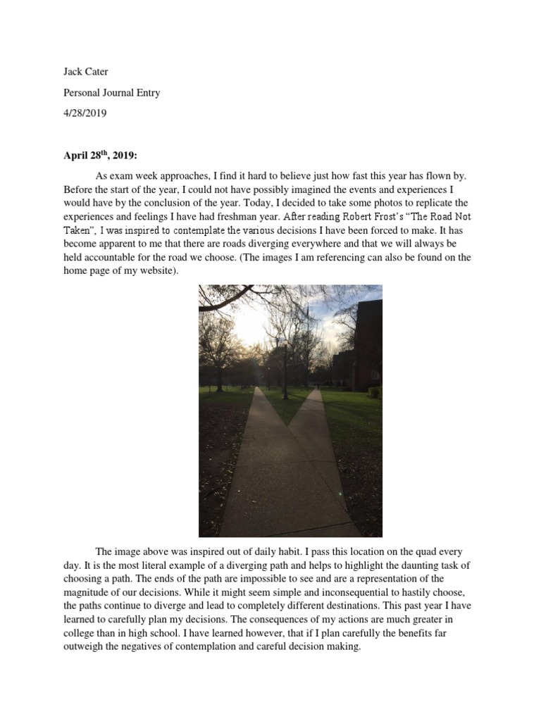 Personal Journal PDF Behavior Modification Cognitive Science