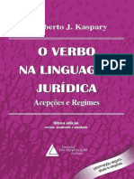 O Verbo Na Linguagem Jurídica (Adalberto Kaspary) PDF