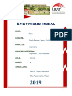 Emotivismo Moral (Grupo K) (2019 I)