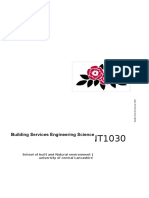 Building Services Engineering Science Assignment 2 (2011)