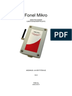Fonel Mikro Asennus - Ja Käyttöohje v2.2