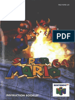 Super Mario 64 - N64 - Manual