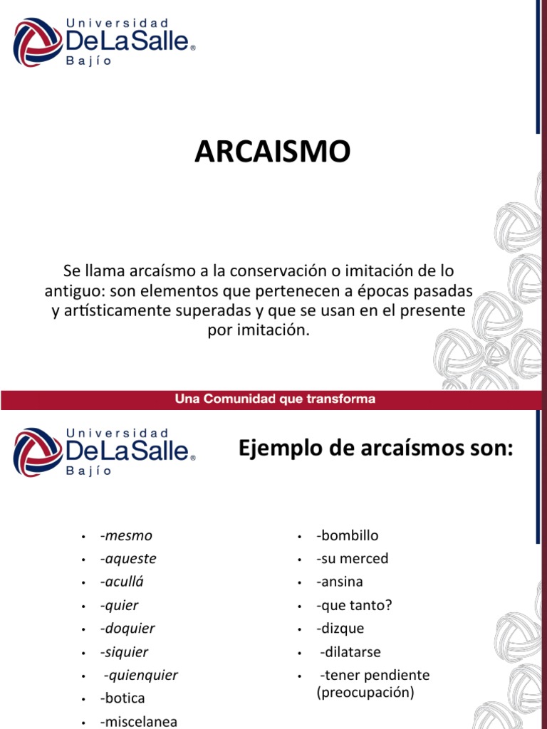 Neologismos y Arcaísmos | PDF | Palabra | Lengua española