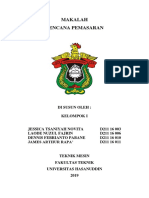 Daftar Isi Makalah Rencana Pemasaran