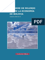 Informe de Milenio Sobre La Economía de Bolivia No. 40 (1)