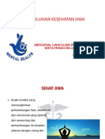 Kesehatan Jiwa Dan Peran Keluarga Pada Penderita Gangguan Jiwa.