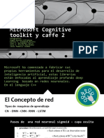 Microsoft Cognitive Toolkit y Caffe