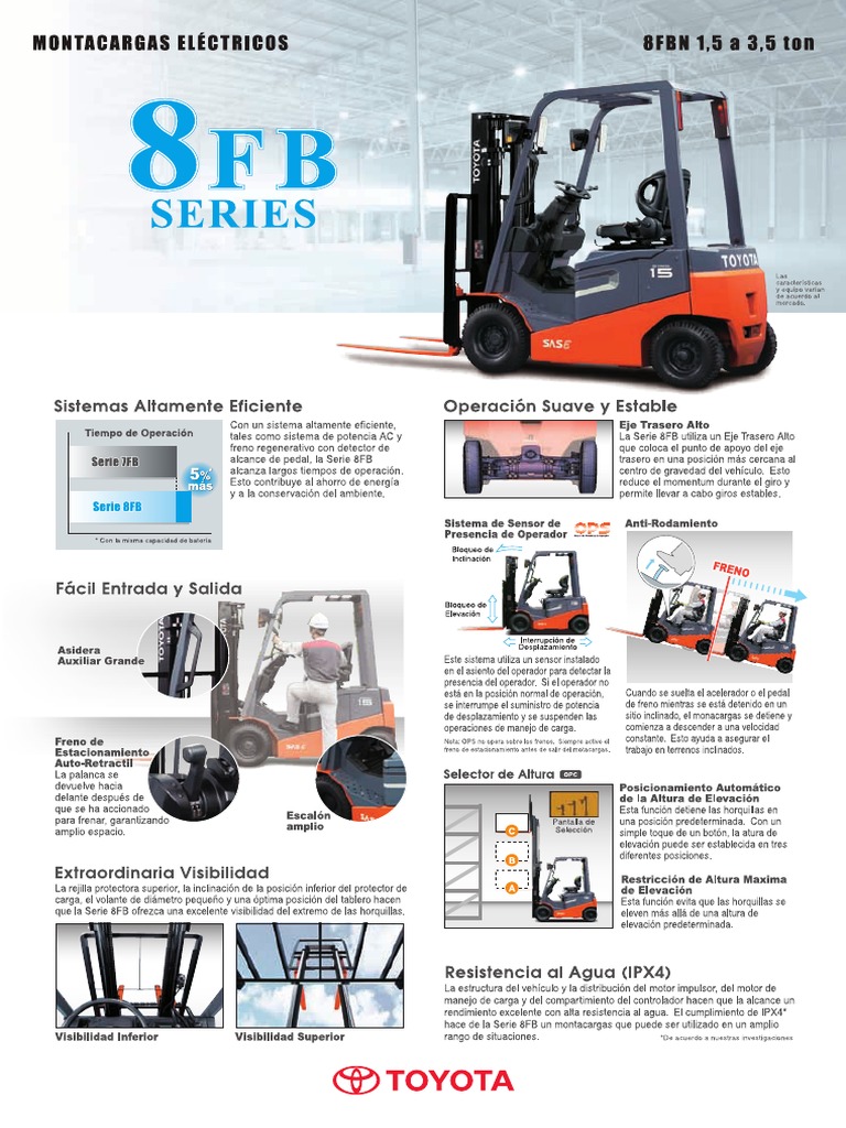 Toyota 8FB15 30comercial PDF | PDF