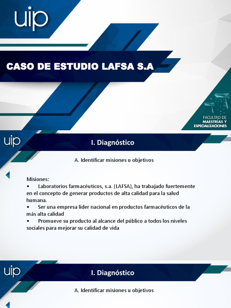 Estudio de Caso: LAFSA S.A. | PDF | Calidad (comercial) | Farmacéutico