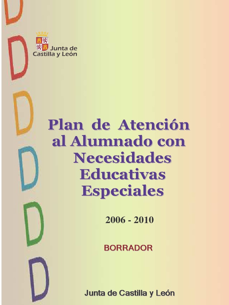 Plan de Atención a la Diversidad Educativa | PDF | Educación especial ...