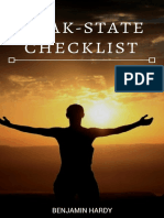 The Morning Peak-State Checklist by Benjamin P. Hardy PDF