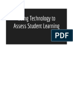 using technology to  assess student learning  notes 