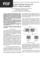 Finite State Machine Design and VHDL Coding Techniques: Iuliana CHIUCHISAN, Alin Dan POTORAC, Adrian GRAUR