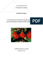 Caracterización de Un ADNc de Fresa Específico de Frutos Maduros