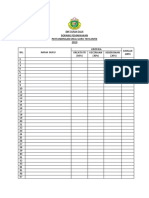 Borang Pemarkahan Pertandingan Meja Guru Tercantik 2019