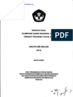 Naskah Soal OSN Guru IPA Biologi SMP 2013 Tingkat Propinsi PDF