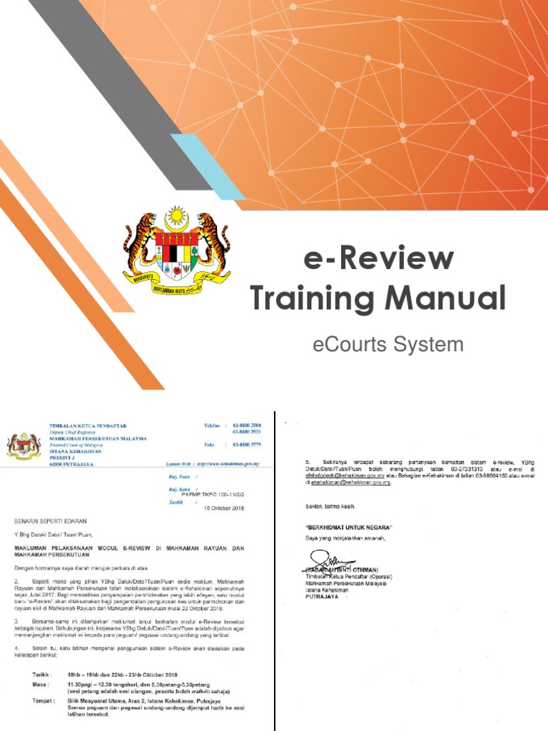 Training Manual EReview PDF World Wide  & 