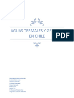 Aguas Termales y Geiseres en Chile