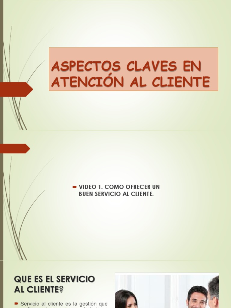 Claves para una Atención al Cliente Efectiva | PDF | Servicio al ...