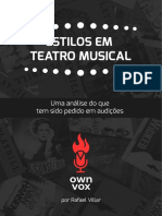 Estilos em Teatro Musical PDF